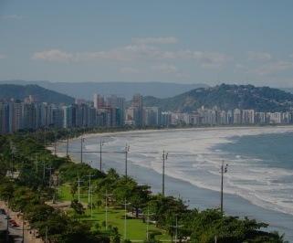 ônibus saindo da Rodoviária de Osasco para Santos